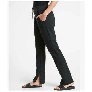 Athleta Pants Womens XS Black Hermosa Pull On High Rise Pointe Flare Split Hem D